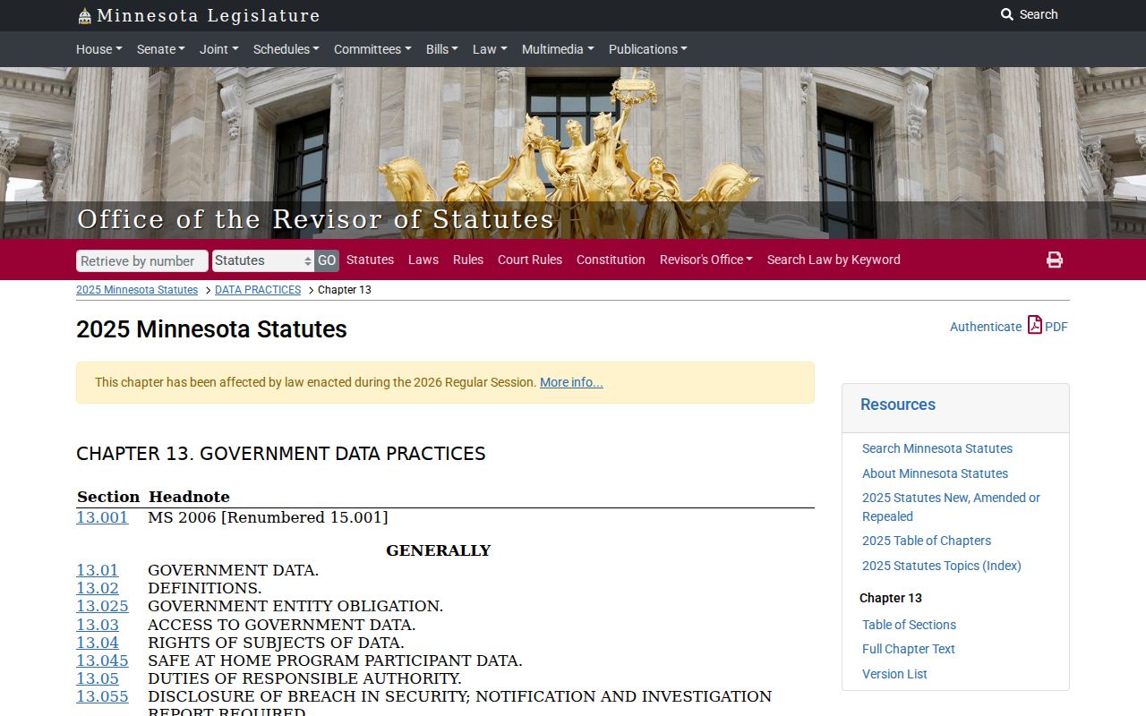 Hubbard County case search and Minnesota government data rules